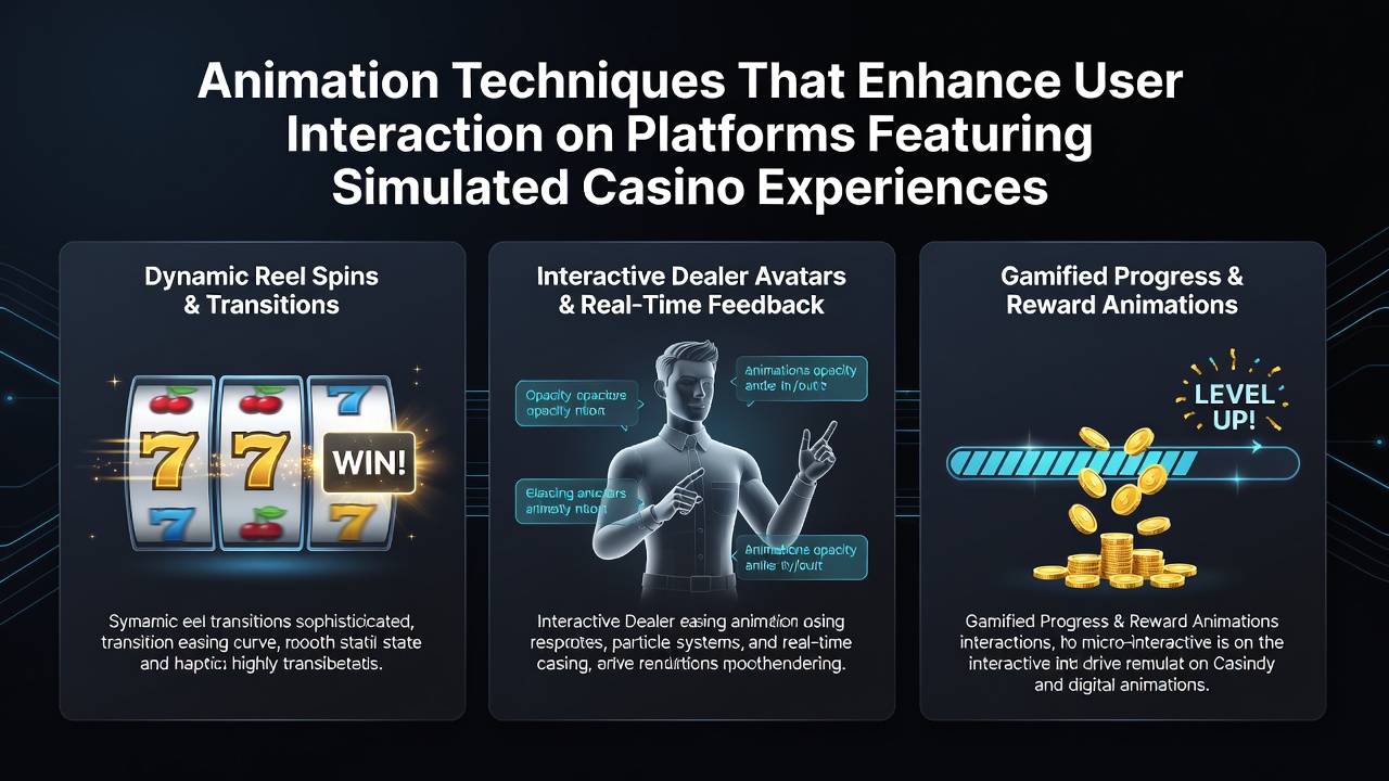 Close-up view of animated card dealing sequence and interactive button responses in a digital blackjack simulation