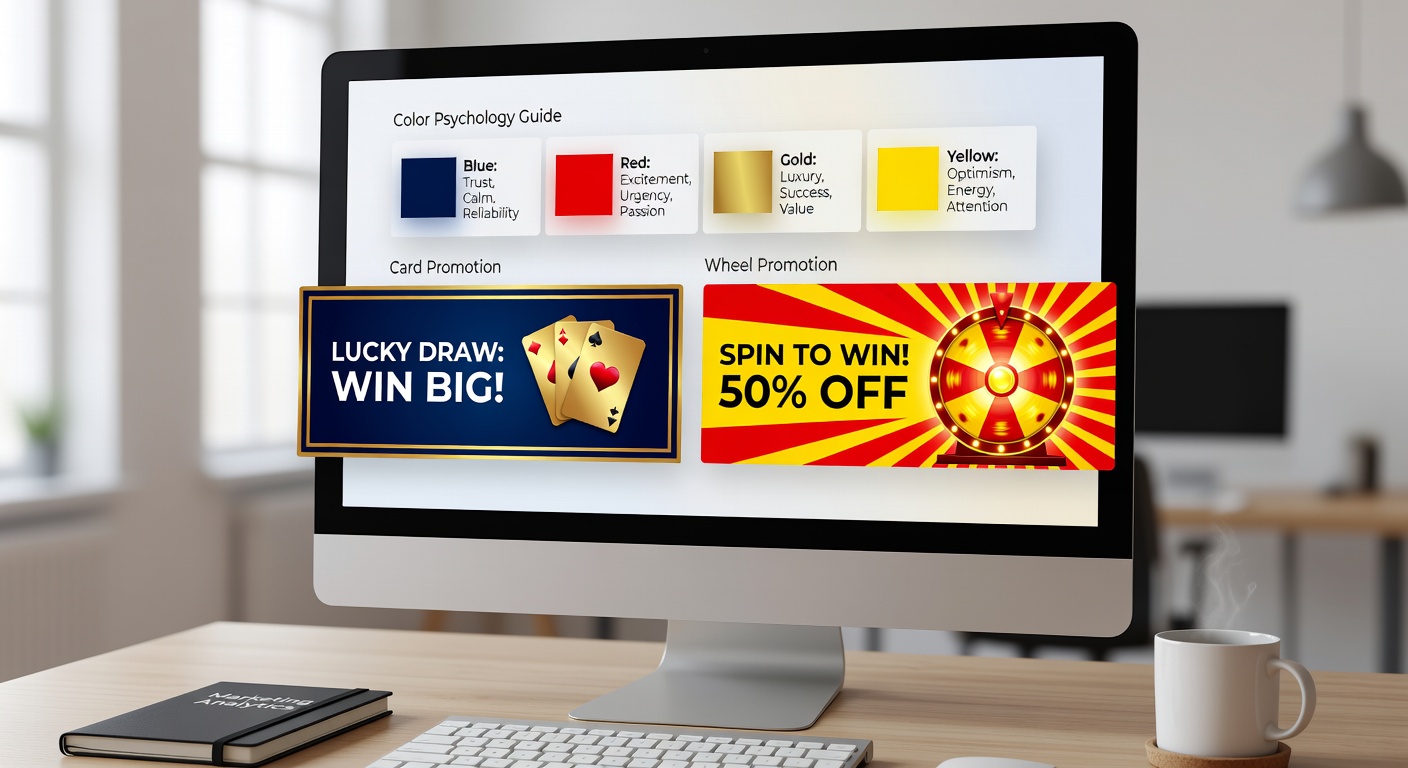 Banner ad examples showing color application for wheel promotions