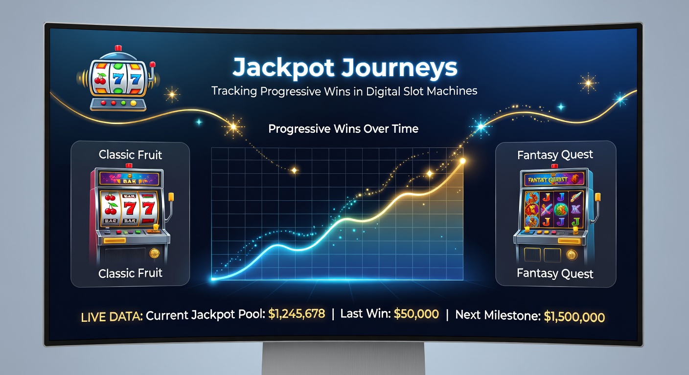 Graph charting the rapid rise and dramatic drop of a progressive jackpot win on a networked digital slot