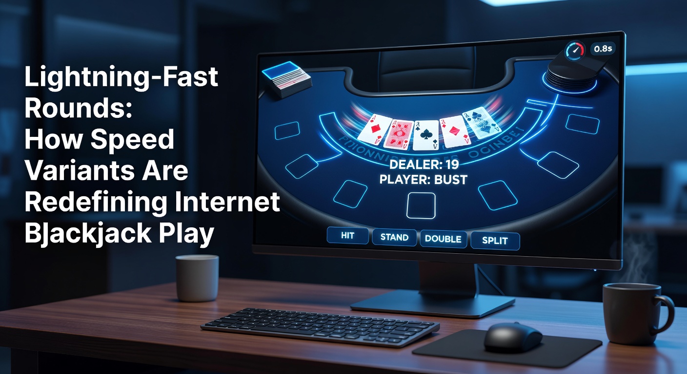 Close-up of a speed blackjack interface on a smartphone, showing simultaneous card deals and quick decision buttons during a live session