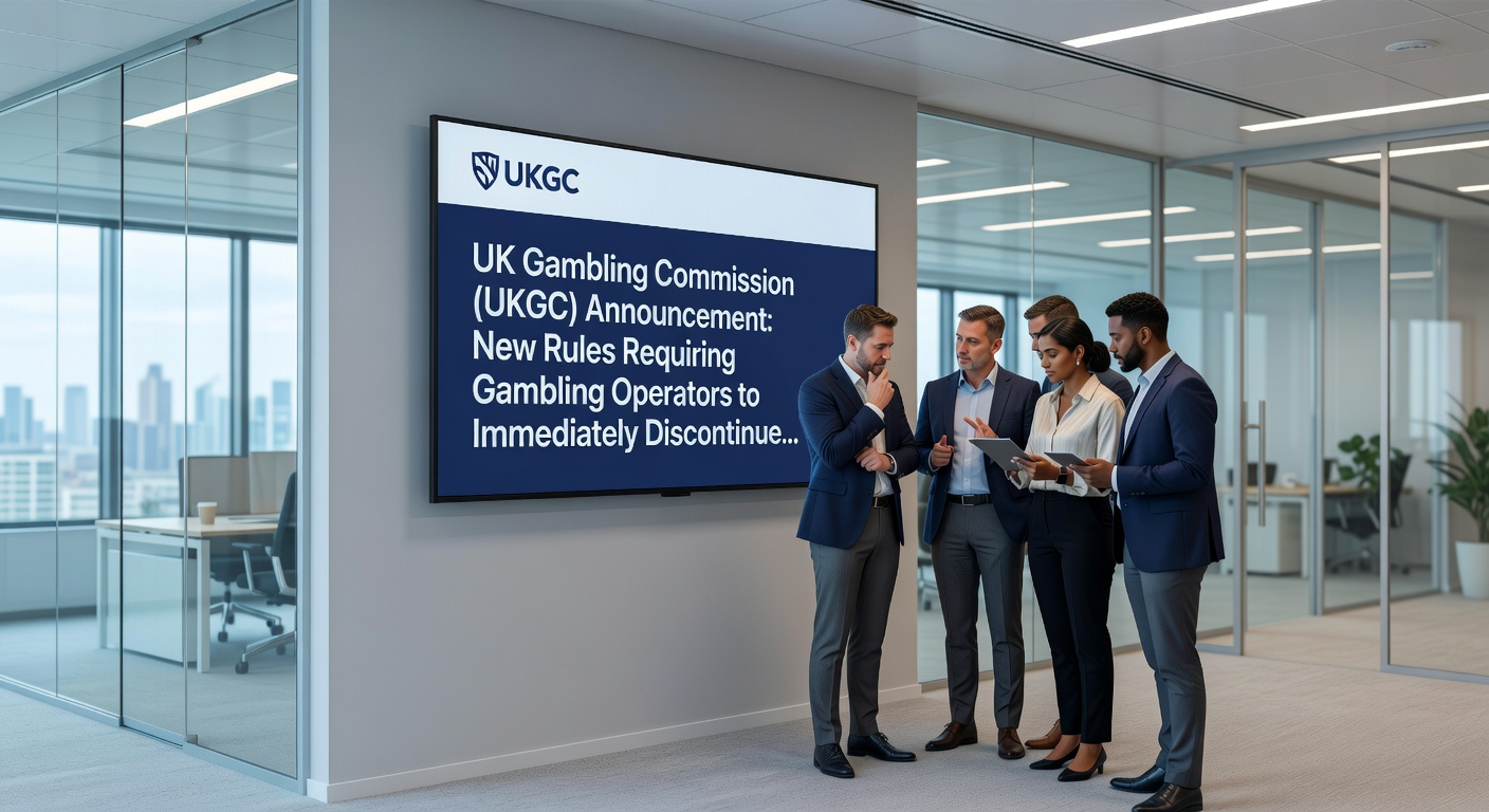 Close-up of a slot machine interface displaying payout tables and compliance certification badges, illustrating the technical checks central to UKGC rules