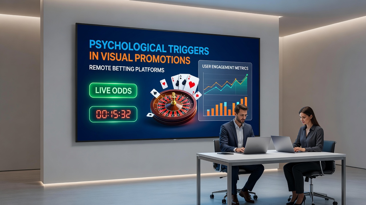 Examples of scarcity indicators and social proof elements integrated into betting promotion visuals