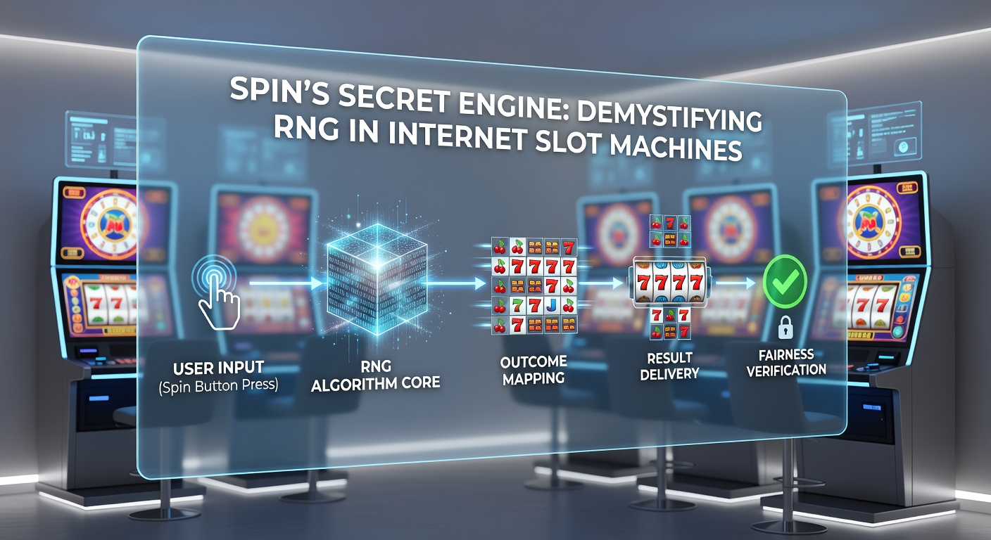 Infographic breaking down RNG flowchart: from seed input to reel outcome, with certification stamps and statistical graphs