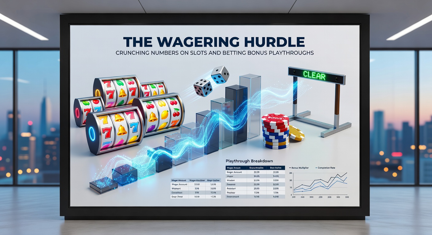 Infographic breaking down sports betting bonus rollover calculations with odds charts and contribution tables