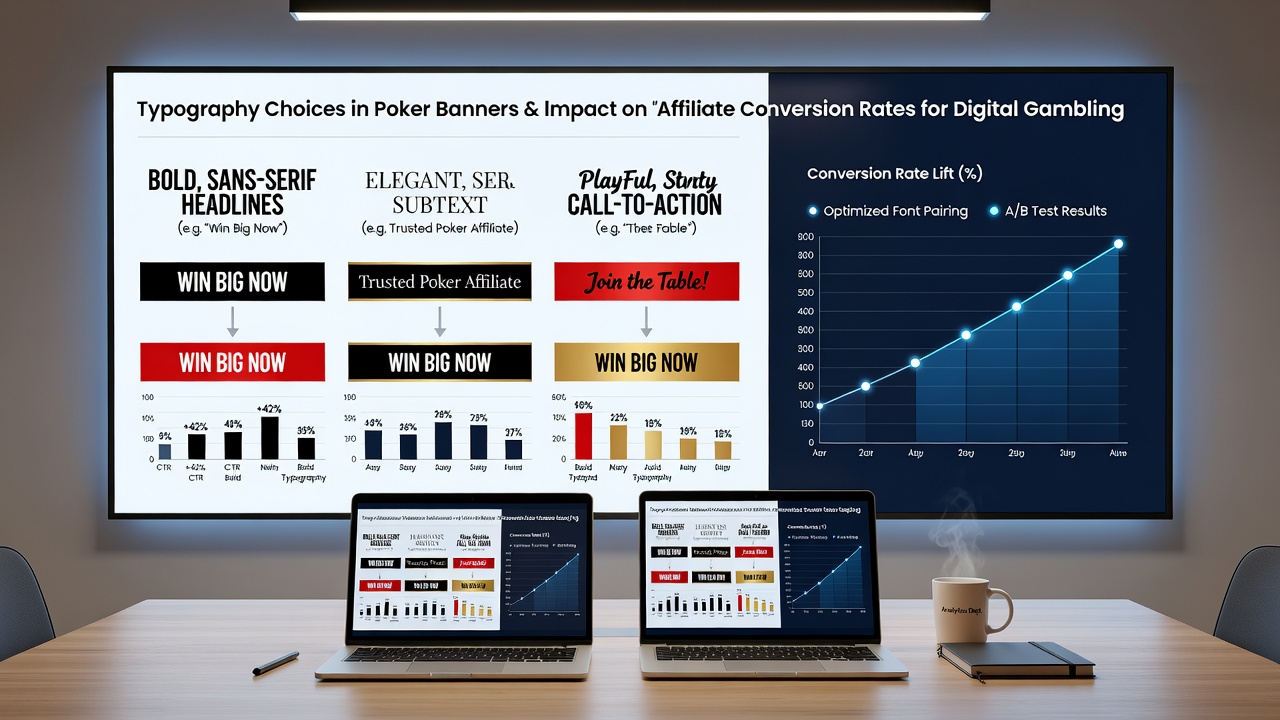 Comparison of banner typography variants and their measured impact on affiliate sign-up rates
